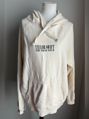 Taylor Swift Eras Tour Hoodie In Cream Size L